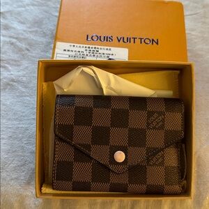 Louis Vuitton Brown Checkered Wallet